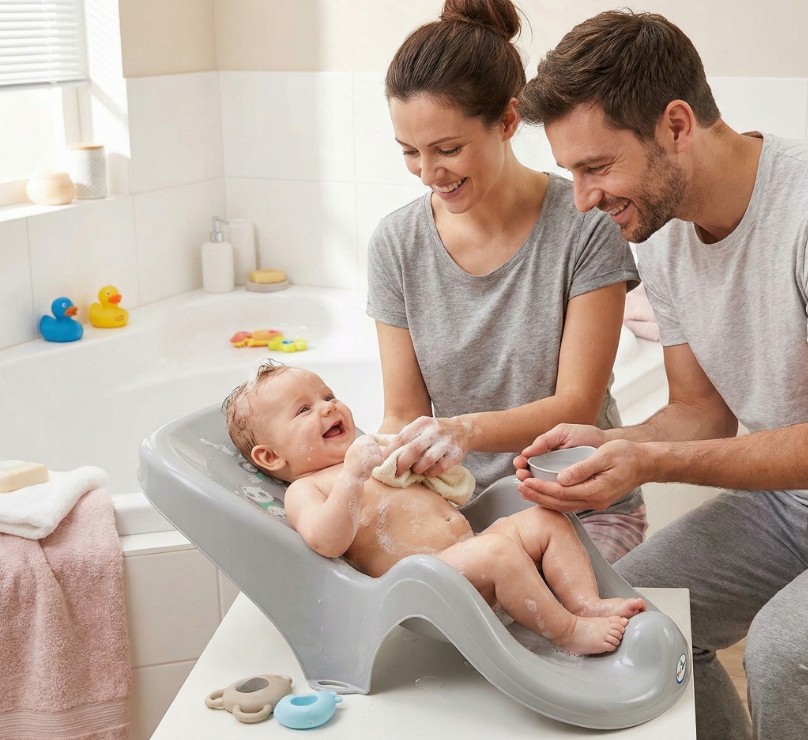 praktické lehátko do vany pro děti